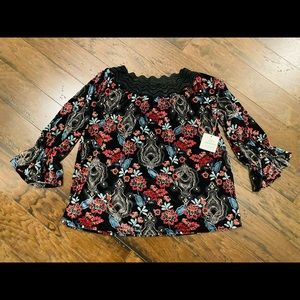 NWT Rafaella Blouse Large